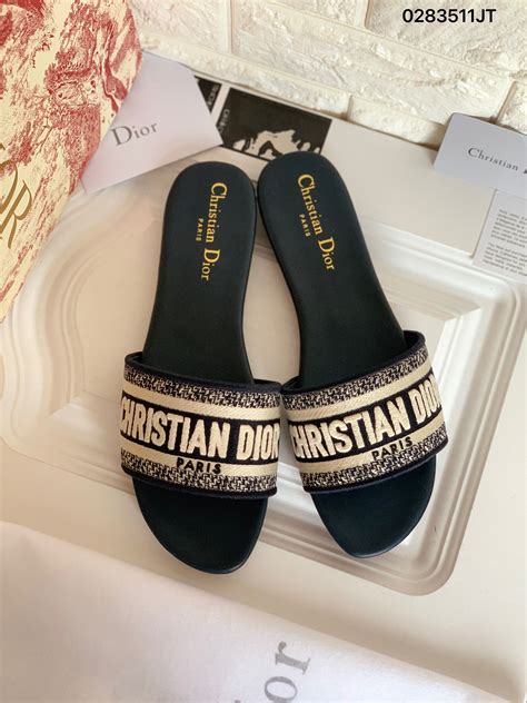 christin dior slippers|Christian Dior slippers for women.